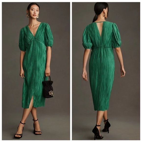 Elegant Green Dress - Picture 2 of 6